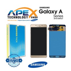 Samsung Galaxy A9 Pro 2016 (SM-A910F) Display module LCD / Screen + Touch Gold GH97-18813A
