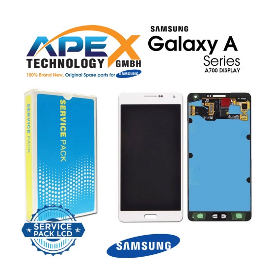 Samsung Galaxy A7 (SM-A700F) Display module LCD / Screen + Touch White GH97-16922A