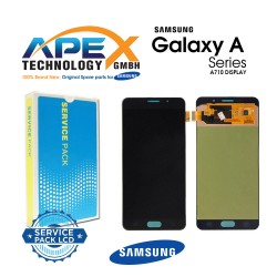 Samsung Galaxy A7 2016 (SM-A710F) Display module LCD / Screen + Touch Black GH97-18229B