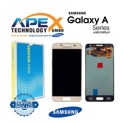 Samsung SM-A300 Galaxy A3 Display module LCD / Screen + Touch - Pink - GH97-16747E