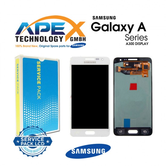 Samsung SM-A300 Galaxy A3 Display module LCD / Screen + Touch - White - GH82-16747A