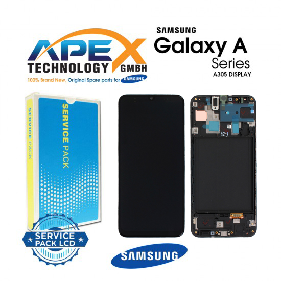 Samsung Galaxy A30 (SM-A305F) Display module LCD / Screen + Touch Black GH82-19202A OR GH82-19725A