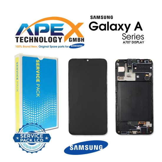 Samsung Galaxy A70S (SM-A707F) Display module LCD / Screen + Touch Black GH82-21379A