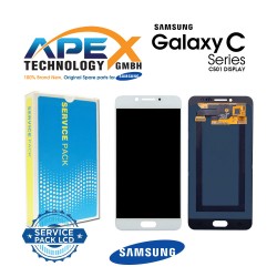 Samsung Galaxy C5 Pro (SM-C501F) Display module LCD / Screen + Touch White GH97-20450A