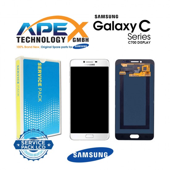 Samsung Galaxy C7 (SM-C700F) Display module LCD / Screen + Touch Silver GH97-19135C
