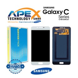 Samsung Galaxy C7 (SM-C700F) Display module LCD / Screen + Touch White GH97-19135D