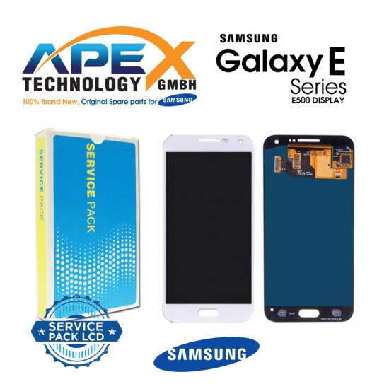 Samsung Galaxy E5 (SM-E500F) Display module LCD / Screen + Touch White GH97-16936A