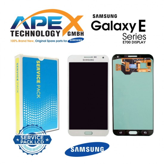 Samsung SM-E700 Galaxy E7 Display module LCD / Screen + Touch - White - GH97-17227A