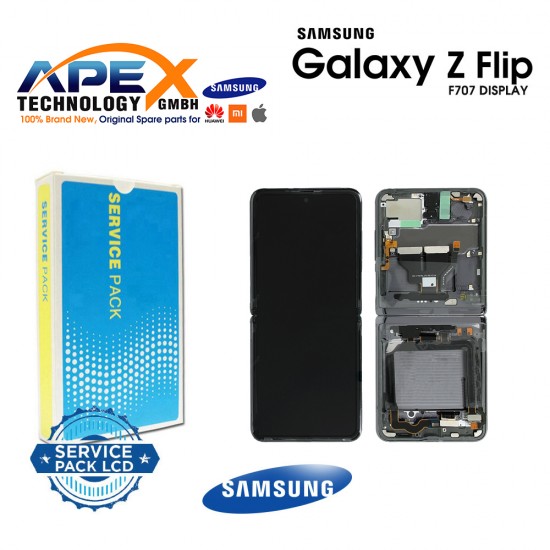 Samsung Galaxy SM-F707 (Z FLIP 5G 20) MYSTIC GRAY (WITH CAMERA) INNER LCD Display module LCD / Screen + Touch GH82-23414A OR GH82-23351A OR GH82-27356A