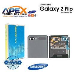 Samsung Galaxy Z Flip (SM-F707 5G 2020) Display module LCD / Screen + Touch Mystic Gray Outer GH96-13806A