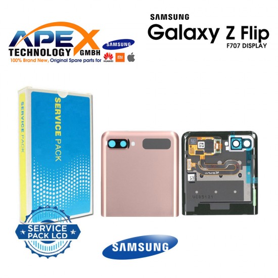 Samsung Galaxy Z Flip (SM-F707 5G 2020) Display module LCD / Screen + Touch Mystic Bronze Outer GH96-13806B