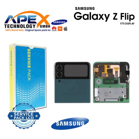 Samsung Galaxy F711 (Z Flip-3 5G 2021) GREEN OUTER Display module LCD / Screen + Touch GH97-26773C