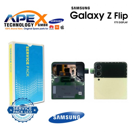 Samsung Galaxy F711 (Z Flip-3 5G 2021) CREAM OUTER Display module LCD / Screen + Touch GH97-26773B