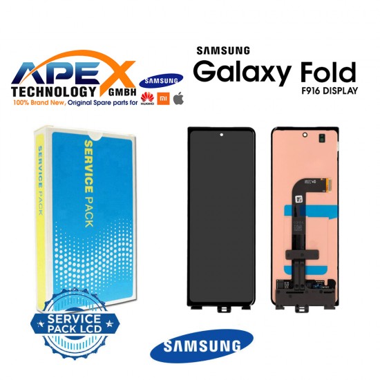 Samsung Galaxy SM-F916 (Z Fold-2 5G 2020) BLACK OUTER Display module LCD / Screen + Touch Black Outer GH82-23943A OR GH82-24024A