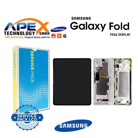 Samsung Galaxy Z Fold 3 (Z Fold 3 5G 2020) LCD Display module LCD / Screen + Touch Platinum Gold Inner GH82-26283D OR GH82-26284D