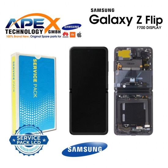 Samsung Galaxy Z Flip (SM-F700F) Display module LCD / Screen + Touch mirror Black GH82-22215A