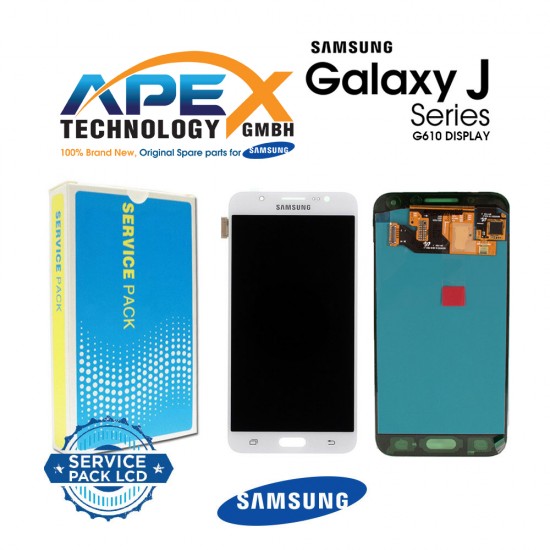 Samsung SM-G610 Galaxy On7 / J7 Prime Display module LCD / Screen + Touch - White - GH96-10446A OR GH96-10300A