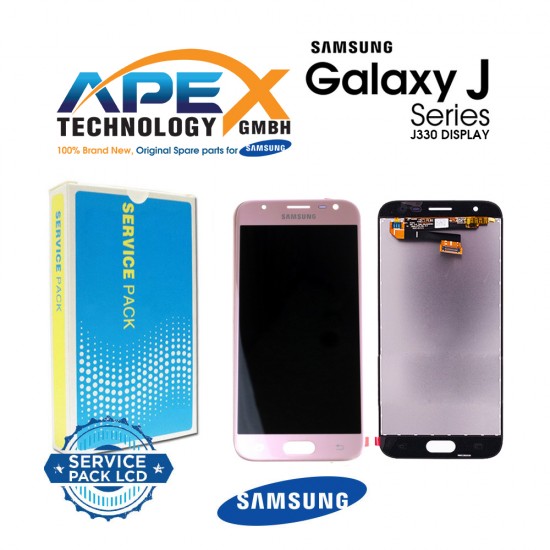 Samsung Galaxy J3 2017 (SM-J330F) Display module LCD / Screen + Touch Pink GH96-10991A