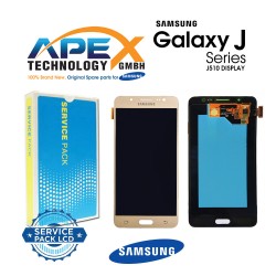 Samsung Galaxy J5 2016 (SM-J510F) Display module LCD / Screen + Touch Gold GH97-19466A