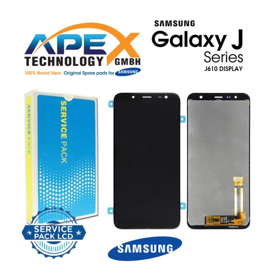 Samsung Galaxy SM-J610/J415/J410 (J6+,J4+ 2018) BLACK EU Display module LCD / Screen + Touch GH97-22582A OR GH97-22583A OR GH97-22698A