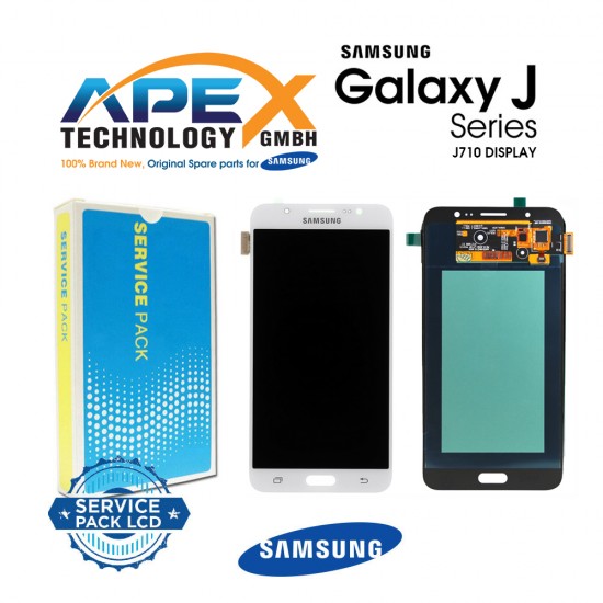 Samsung Galaxy SM-J710 (J7 2016) WHITE Display module LCD / Screen + Touch GH97-18855C OR GH97-18931C