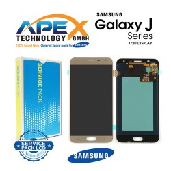 Samsung Galaxy J7 Duo (SM-J720F) Display module LCD / Screen + Touch Gold GH97-21827B