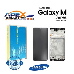 Samsung Galaxy M53 (SM-M536 5G 22) Display module LCD / Screen + Touch Black GH82-28812A