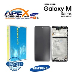 Samsung Galaxy M62 (SM-M625F) Display module LCD / Screen + Touch Black GH82-25478A
