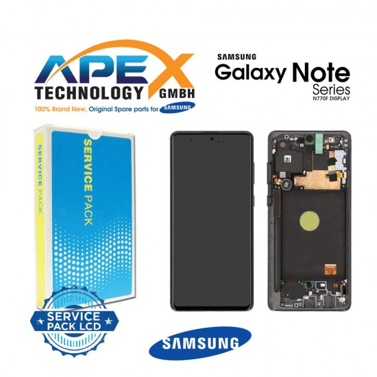 Samsung Galaxy SM-N770 (NOTE 10 Lite 2020) AURA BLACK Display module LCD / Screen + Touch - GH82-22055A OR GH82-22193A OR GH82-22194A OR GH82-22192A