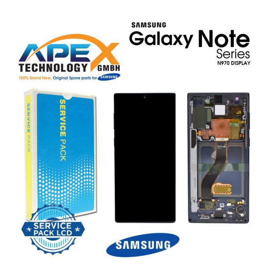 Samsung Galaxy SM-N970F (NOTE10 2019) AURA BLACK Display module LCD / Screen + Touch - GH82-20817A OR GH82-20818A