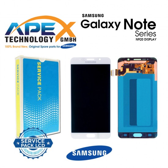 Samsung Galaxy Note 5 (SM-N920) Display module LCD / Screen + Touch White GH97-17755C