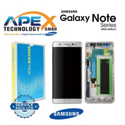 Samsung Galaxy Note 7 (SM-N930F) Display module LCD / Screen + Touch Silver GH97-19302B