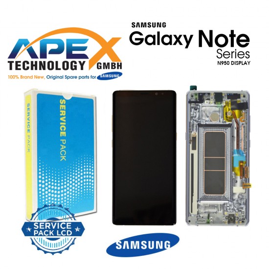 Samsung Galaxy SM-N950 (NOTE8 2017) VIOLET/GRAY LCD Display module LCD / Screen + Touch - GH97-21065C OR GH97-21066C