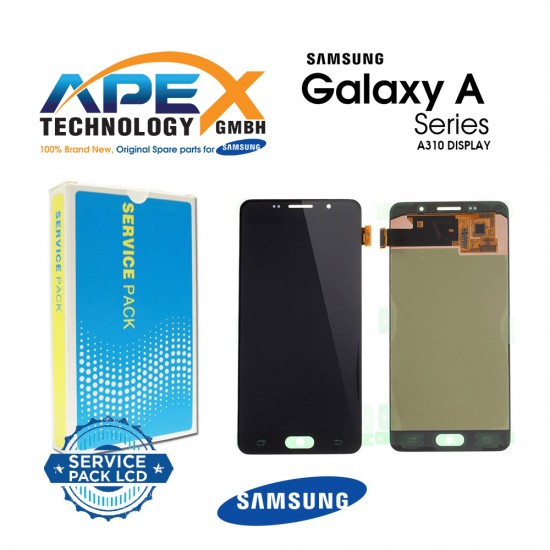 Samsung Galaxy A310 (A3 2016) BLACK/GOLD/ROSE  Display module LCD / Screen + Touch - GH97-18249B OR GH97-19803B