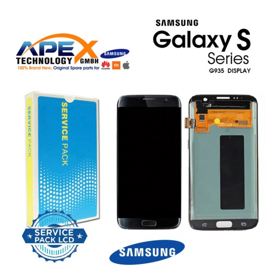 Samsung Galaxy S7 Edge (SM-G935F 2016 (No Frame) Display module LCD / Screen + Touch Black GH96-09784A