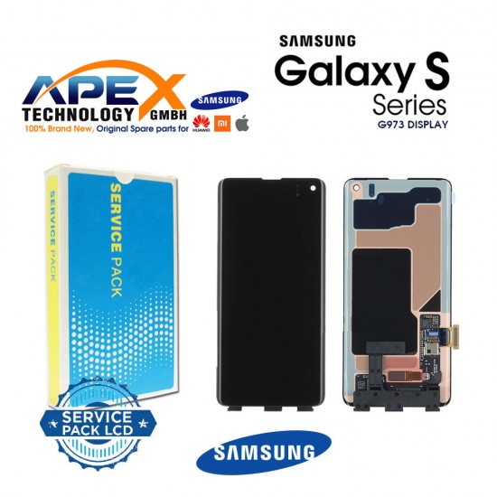 Samsung Galaxy S10 ( SM-G973  2019 ) Display module LCD / Screen + Touch - No Frame GH96-12255A