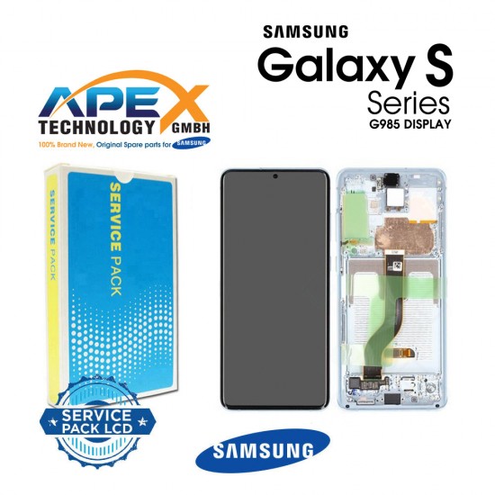 Samsung Galaxy S20 Plus 5G (SM-G986B) Display module LCD / Screen + Touch cloud Blue GH82-22134D