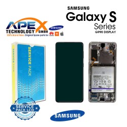 Samsung SM-G990B Galaxy S21 FE Display module LCD / Screen + Touch Green + Btry GH82-26412C