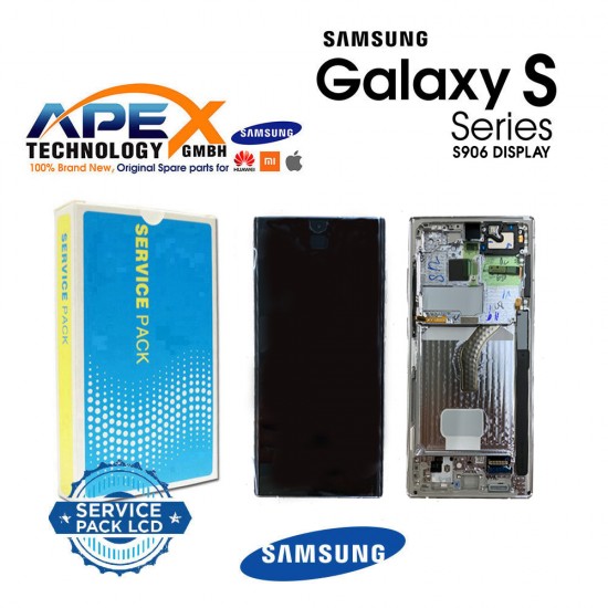 Samsung Galaxy SM-S906 (S22 Plus 2022) BLACK + BTRY Display module LCD / Screen + Touch GH82-27499A