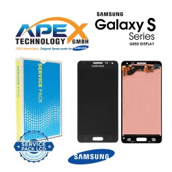 Samsung Galaxy Alpha (G850F) Display module LCD / Screen + Touch Black GH97-16386A