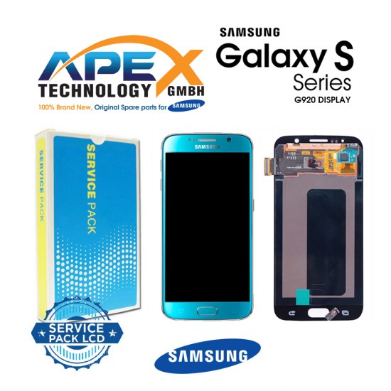Samsung Galaxy S6 (SM-G920F) Display module LCD / Screen + Touch Blue GH97-17260D