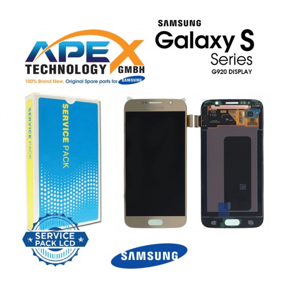 Samsung Galaxy S6 (SM-G920F) Display module LCD / Screen + Touch Gold GH97-17260C