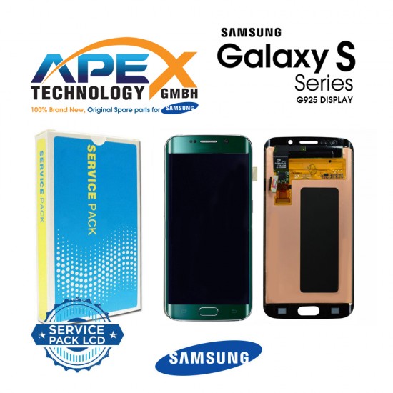 Samsung Galaxy S6 Edge (SM-G925F) Display module LCD / Screen + Touch Green GH97-17162E