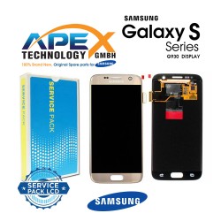 Samsung Galaxy S7 (SM-G930F) Display module LCD / Screen + Touch Gold GH97-18523C OR GH97-18757C OR GH97-18761C
