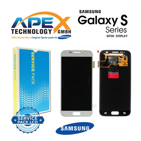 Samsung Galaxy S7 (SM-G930F) Display module LCD / Screen + Touch Silver GH97-18523B