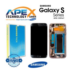 Samsung Galaxy S7 Edge (SM-G935F) Display module LCD / Screen + Touch + Battery Black GH82-13388A