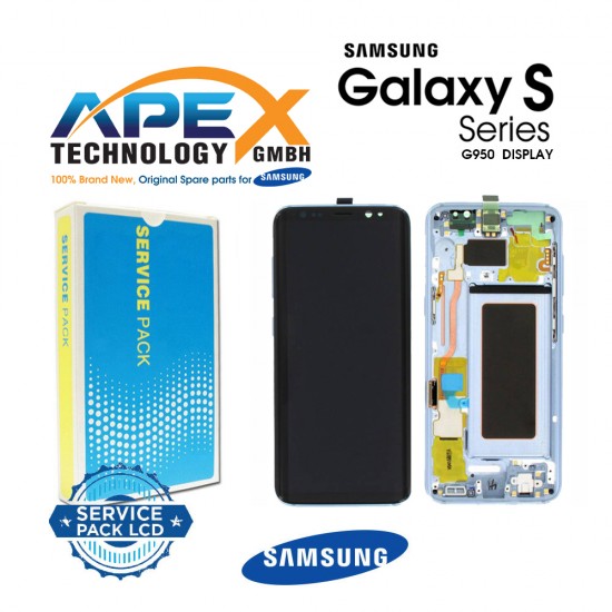 Samsung Galaxy S8 (SM-G950F) Display module LCD / Screen + Touch Blue GH97-20457D OR GH97-20458D OR GH97-20473D OR GH97-20629D