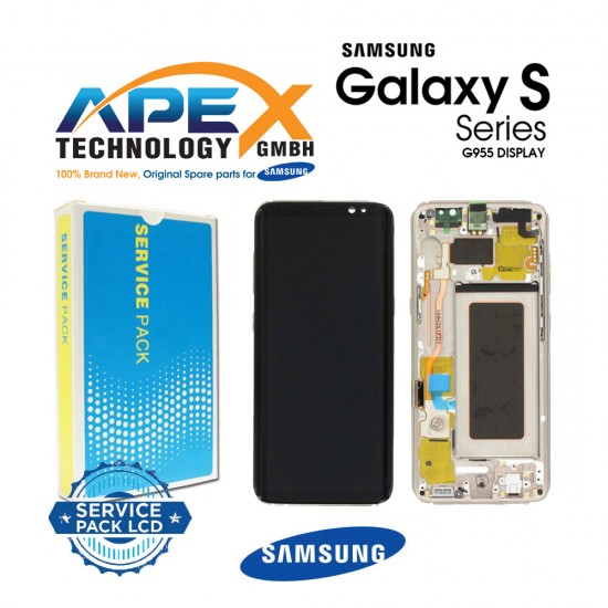 Samsung Galaxy S8 Plus (SM-G955F) Display module LCD / Screen + Touch Gold GH97-20470F OR GH97-20564F OR GH97-20565F OR GH97-20469F