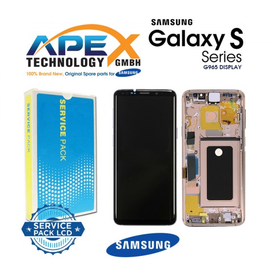 Samsung Galaxy G965 (S9 Plus 2018) Display module LCD / Screen + Touch Sunrise Gold GH97-21691E OR GH97-21692E OR GH97-21722E OR GH97-21721E