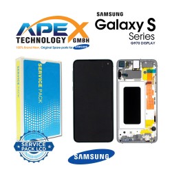 Samsung Galaxy S10e (SM-G970F) Display module LCD / Screen + Touch Prism White GH82-18852B